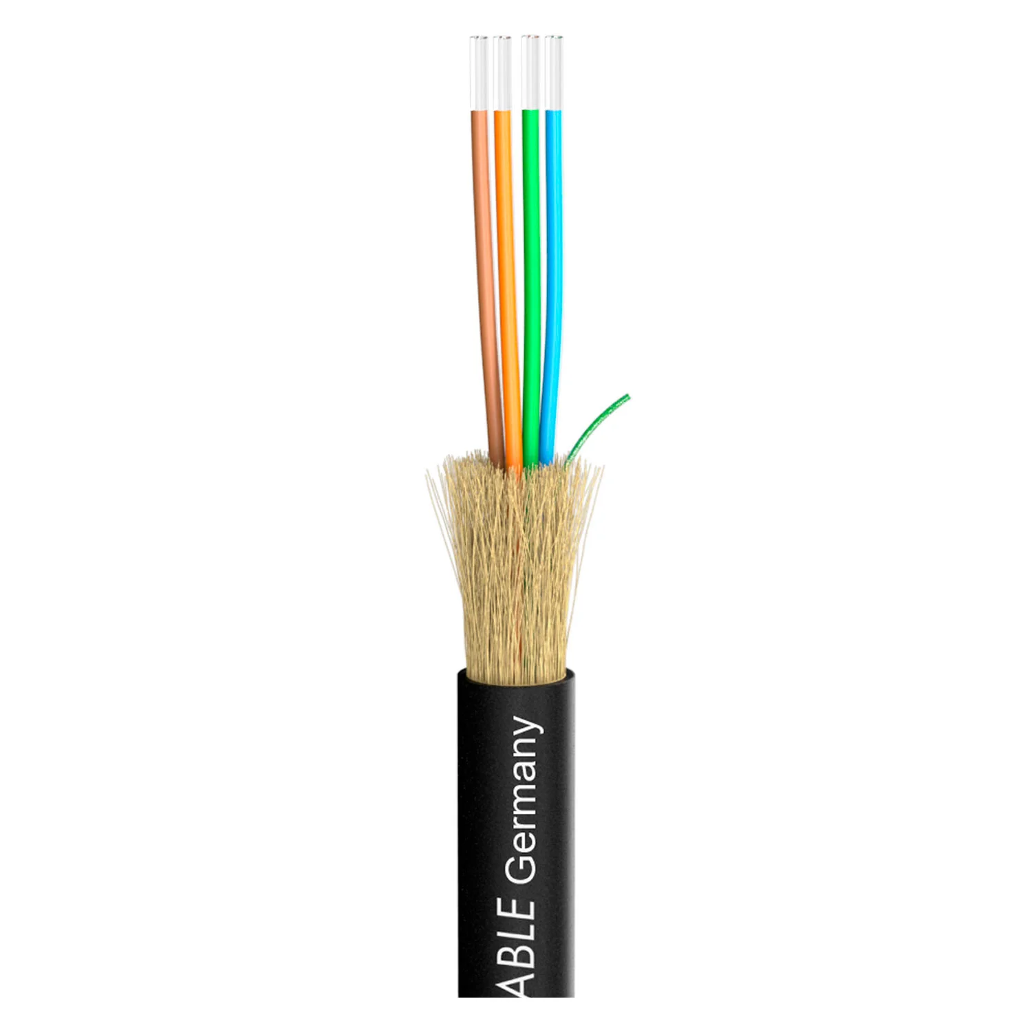 SC-OCTOPUS Glasf. PUR-OUTDOOR 4x9/125 sw