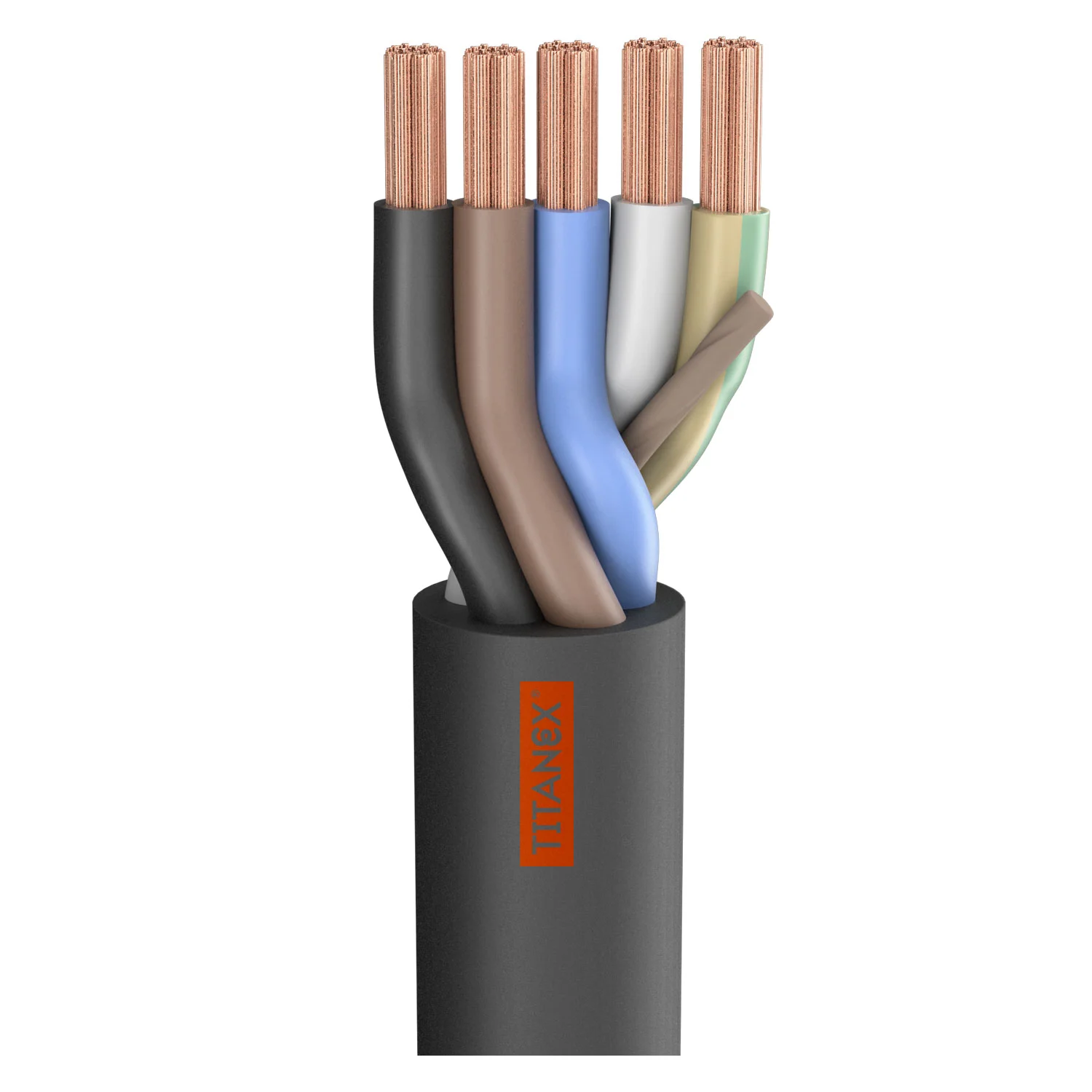 TITANEX H07RN-F, sw, 5 x 16,0mm²