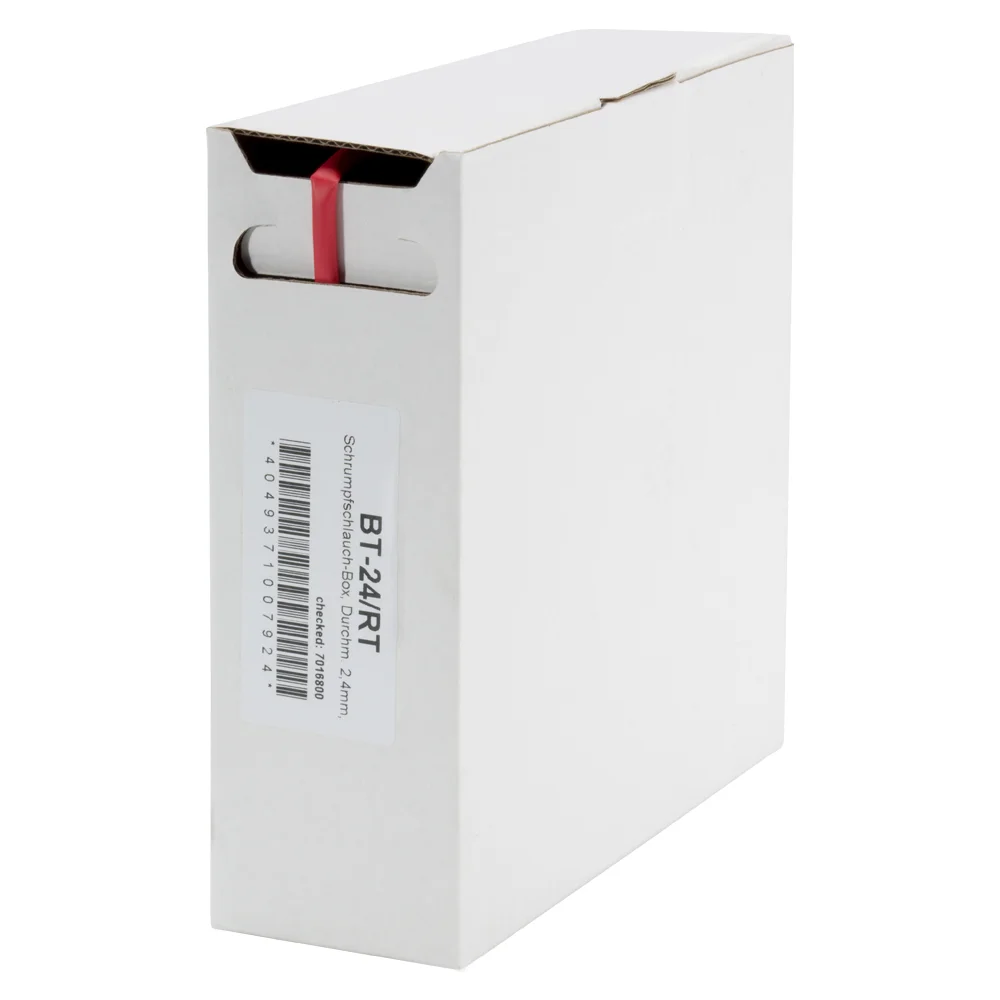 Schrumpfschlauch-Box, Durchm. 2,4mm,