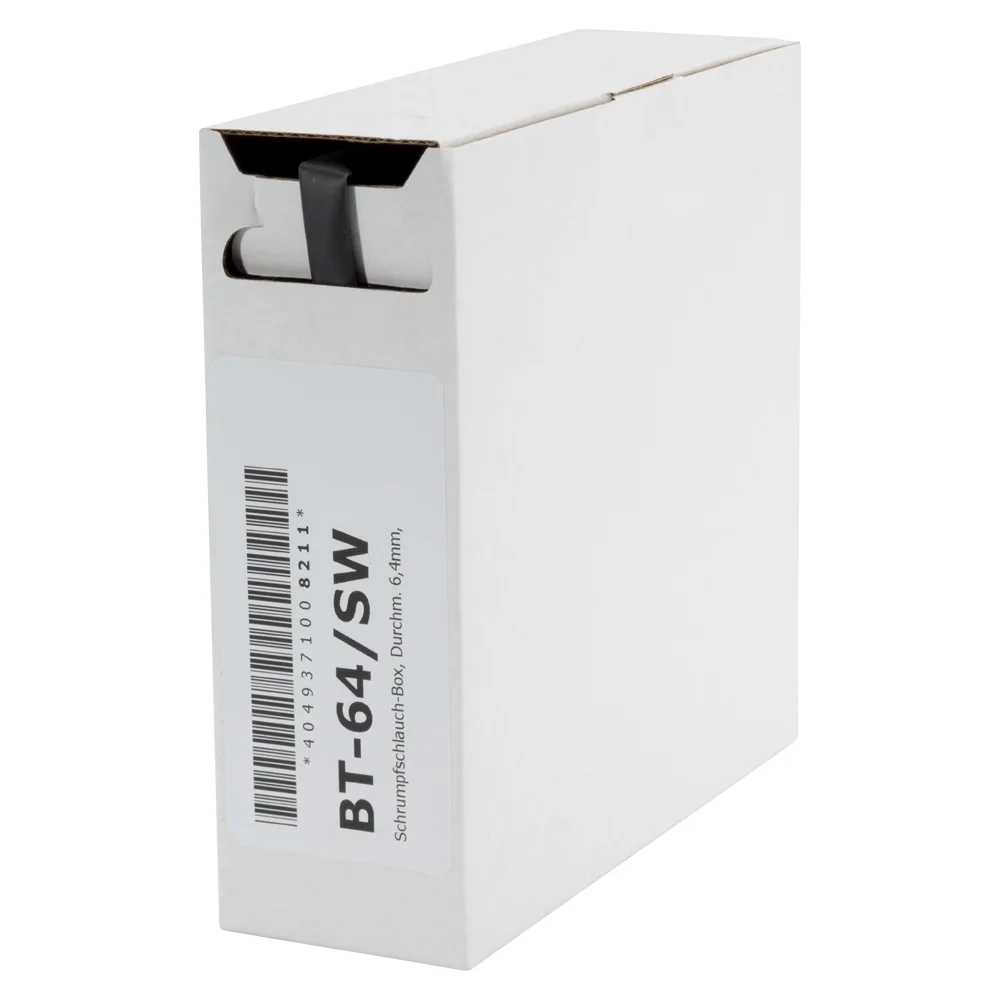 Schrumpfschlauch-Box, Durchm. 6,4mm,