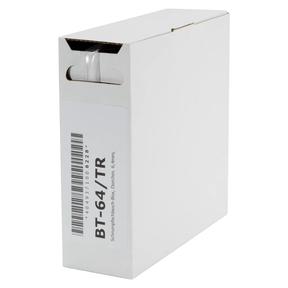 Schrumpfschlauch-Box, Durchm. 6,4mm,