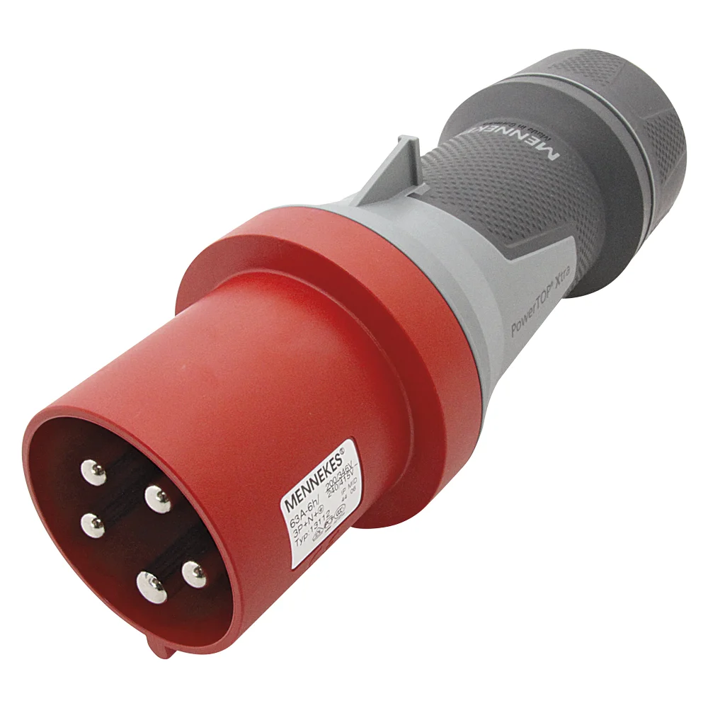 CEE-Kabelstecker 5-pol rot