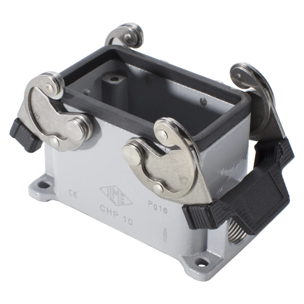 Sockelgehäuse mit 2 Verriegelungsbügeln