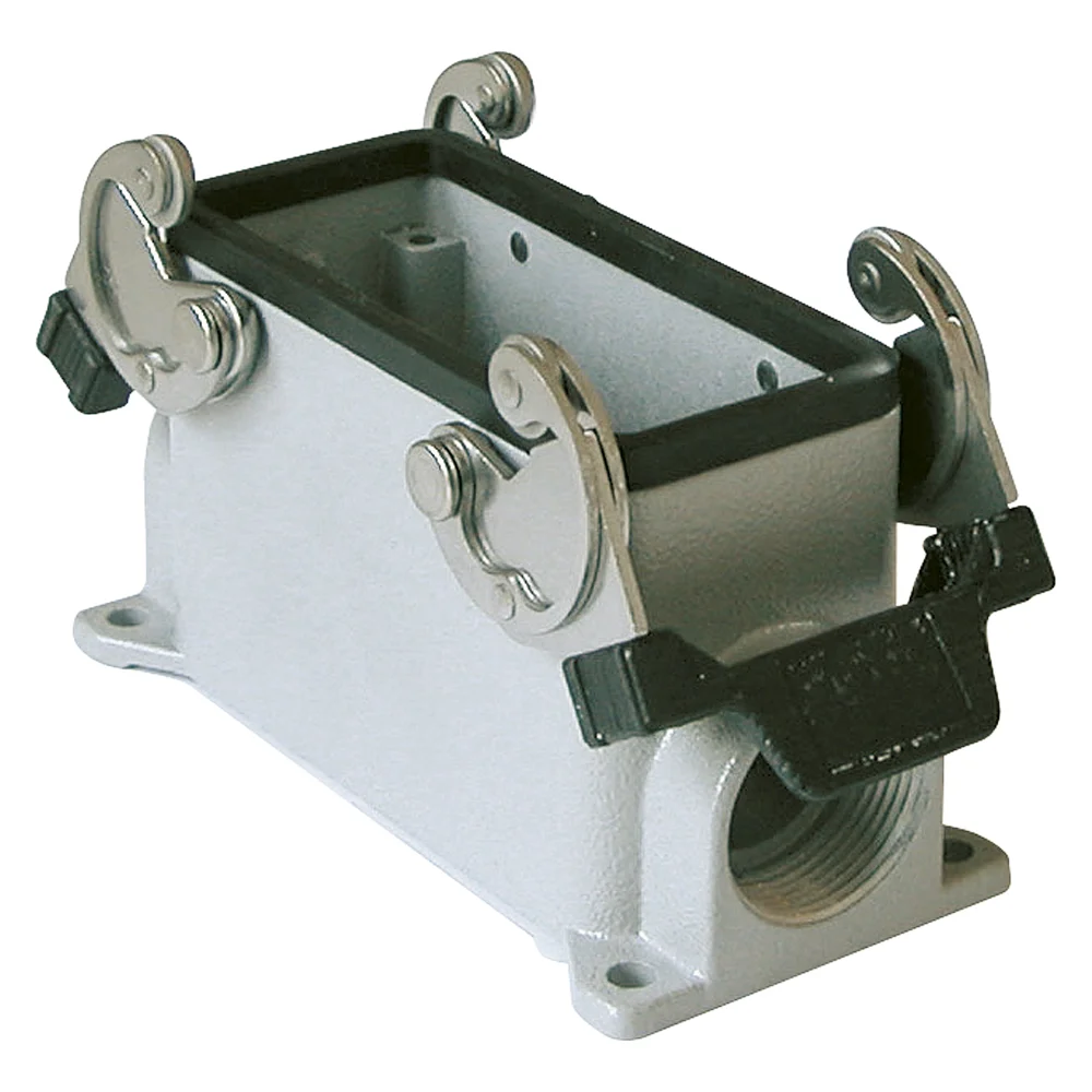 Sockelgehäuse 16/40/72polig m. 2 Bügeln