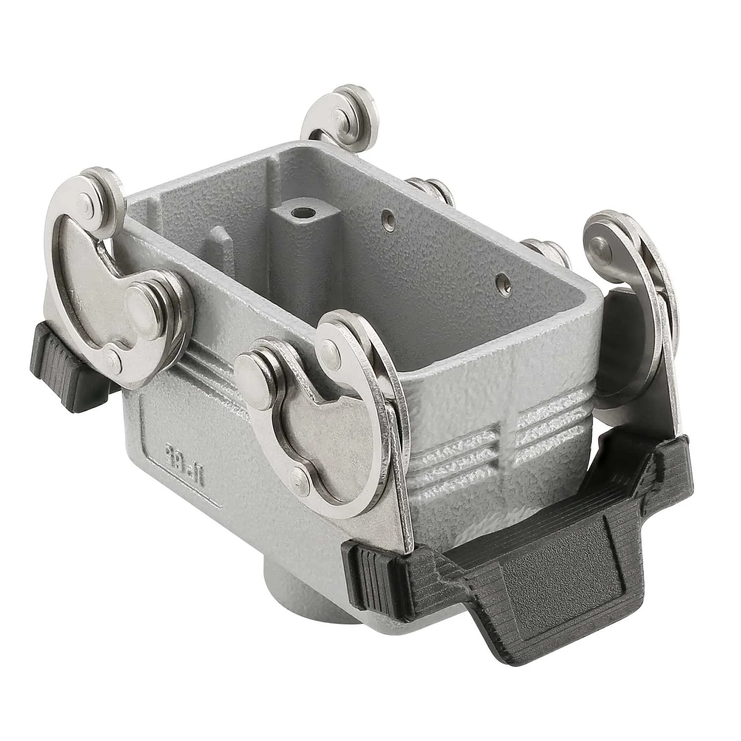 Tüllengehäuse mit 4 Bolzen und geradem