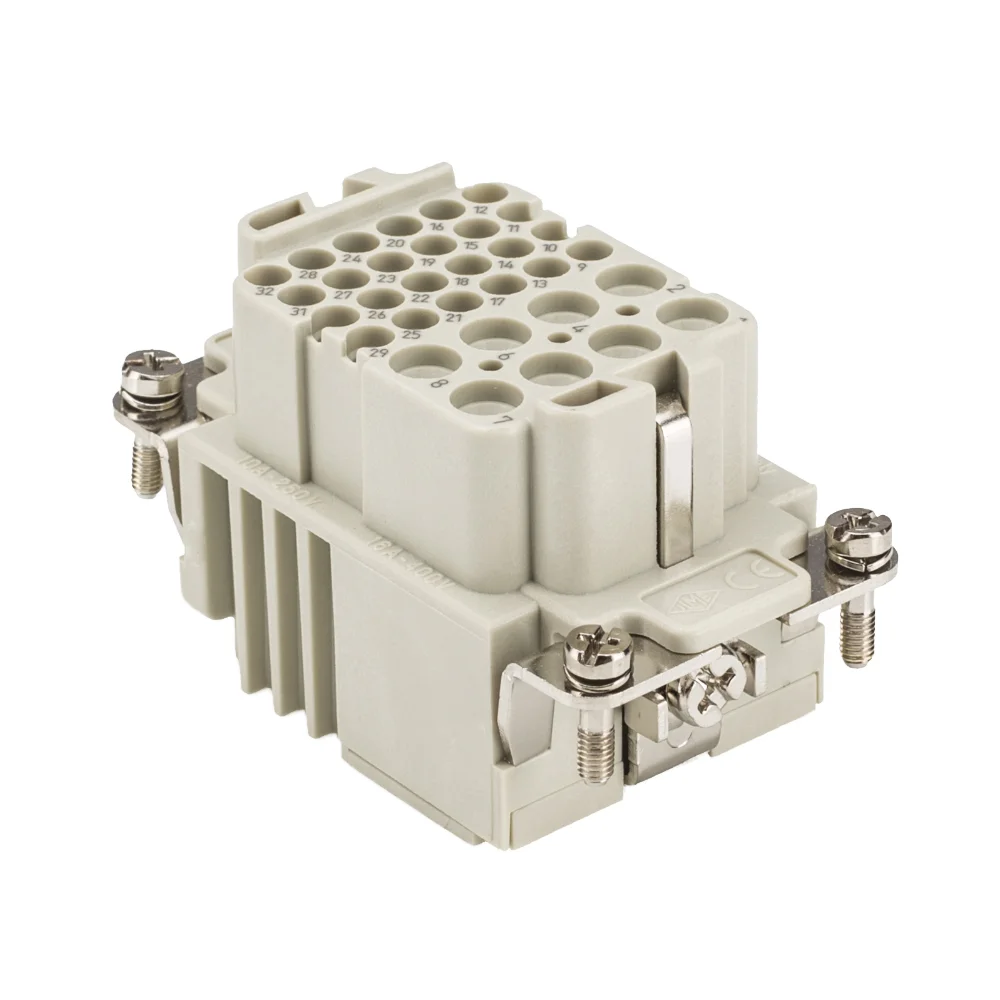 Buchseneinsatz 8/24-polig (16A max-400V)