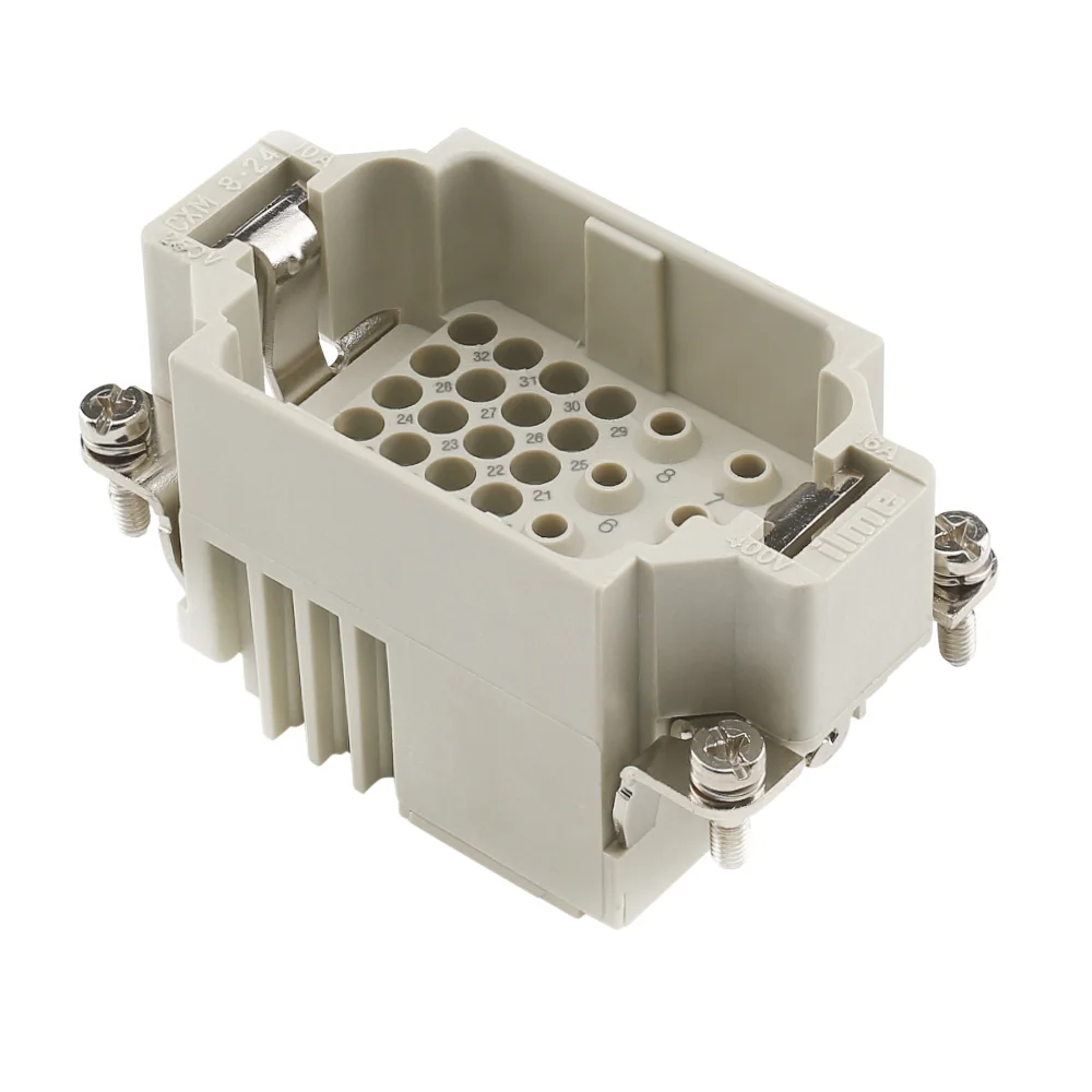 Stifteinsatz 8/24-polig (16A max-400V)