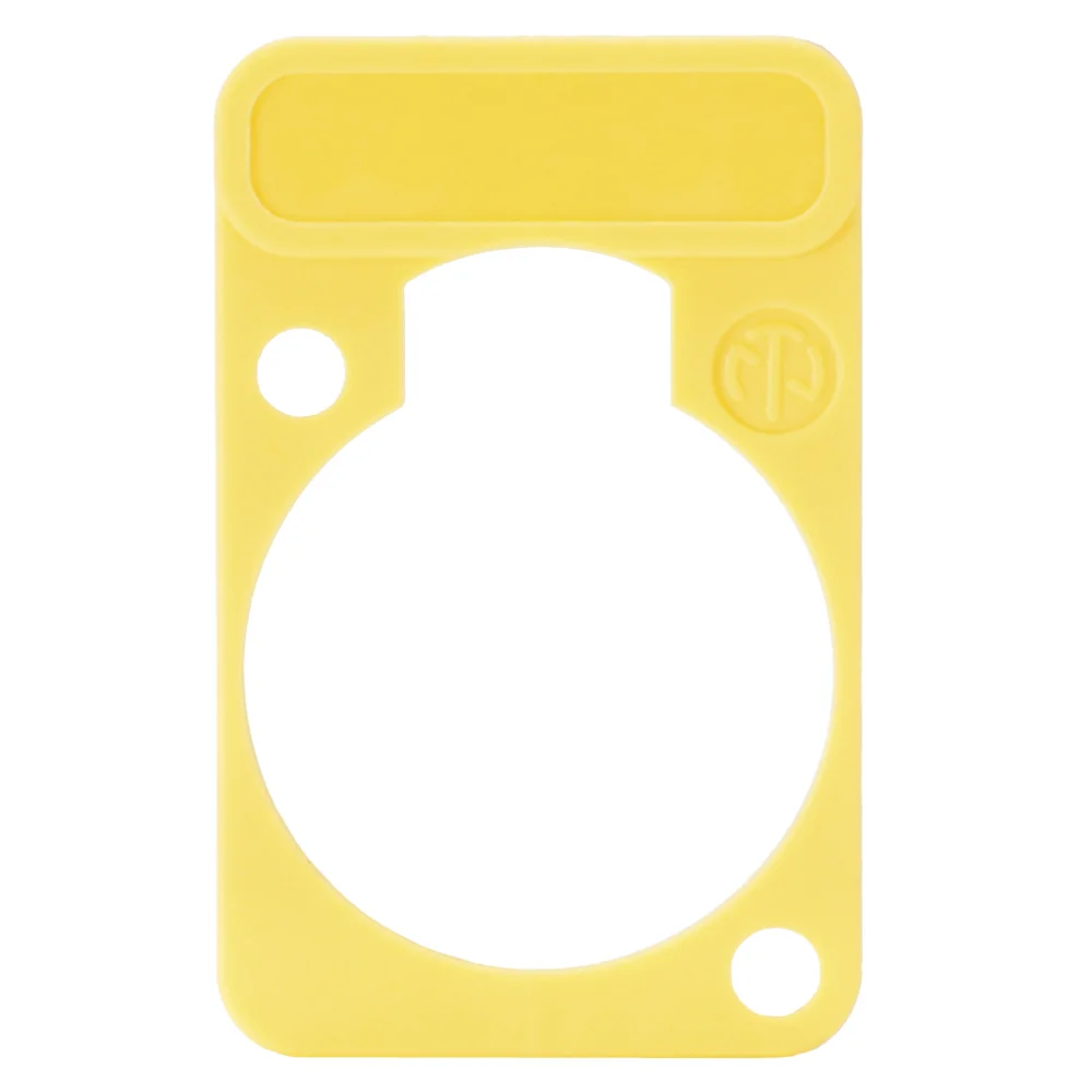 NEUTRIK Beschriftungsschild gelb