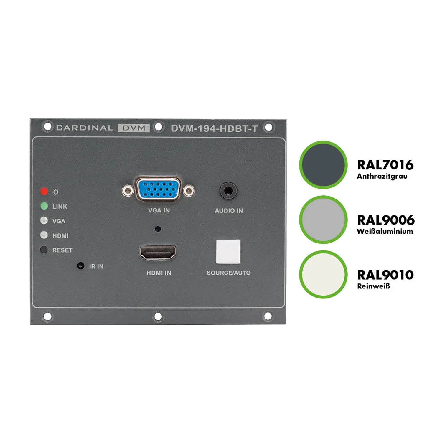 DVM-Serie 194, HDBaseT TX VGA+HDMI R7016