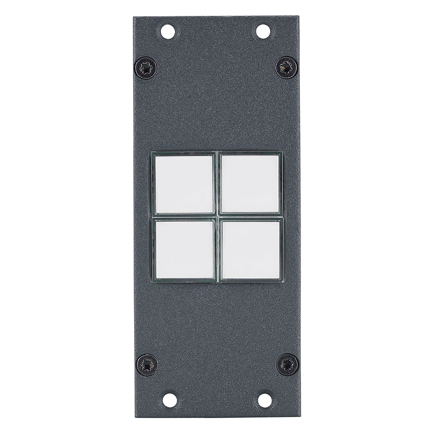 SYSBOXX-Modul 2HE, 1BE, 4fach Taster