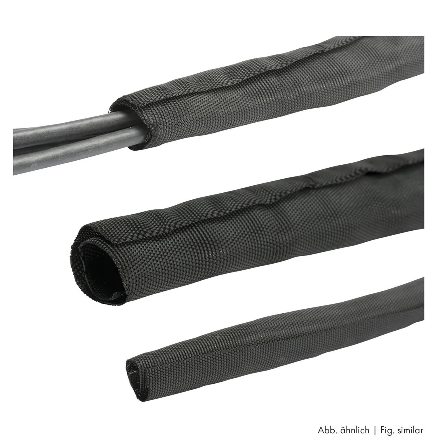 Geflechtschlauch drm 1,6-1,9 cm, offen,