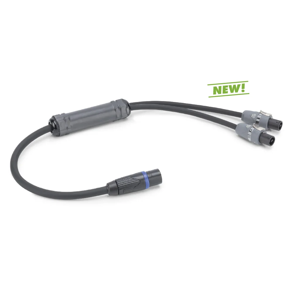 L/S Spleisskabel, schwarz, 20,00m