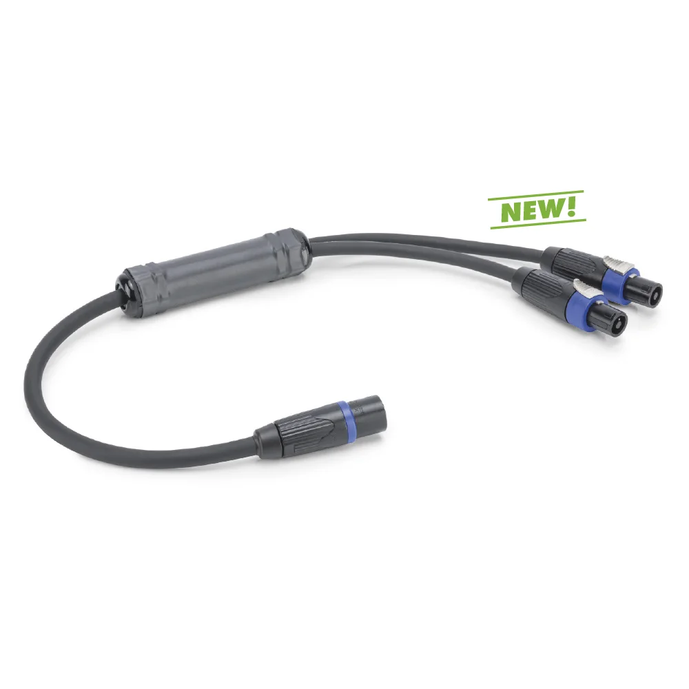 L/S Spleisskabel, schwarz, 20,00m