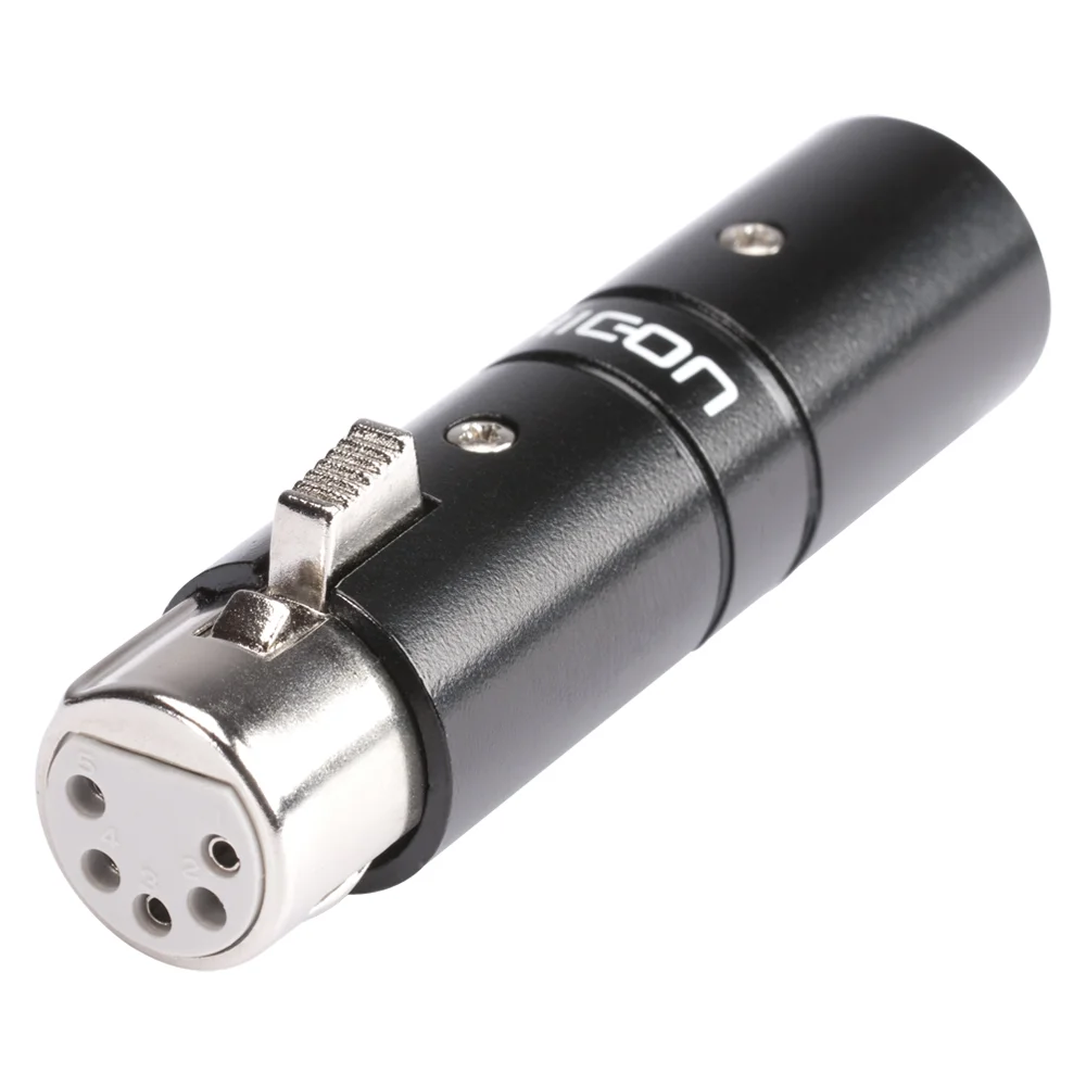 HICON XLR 3pol male <> XLR 5pol female