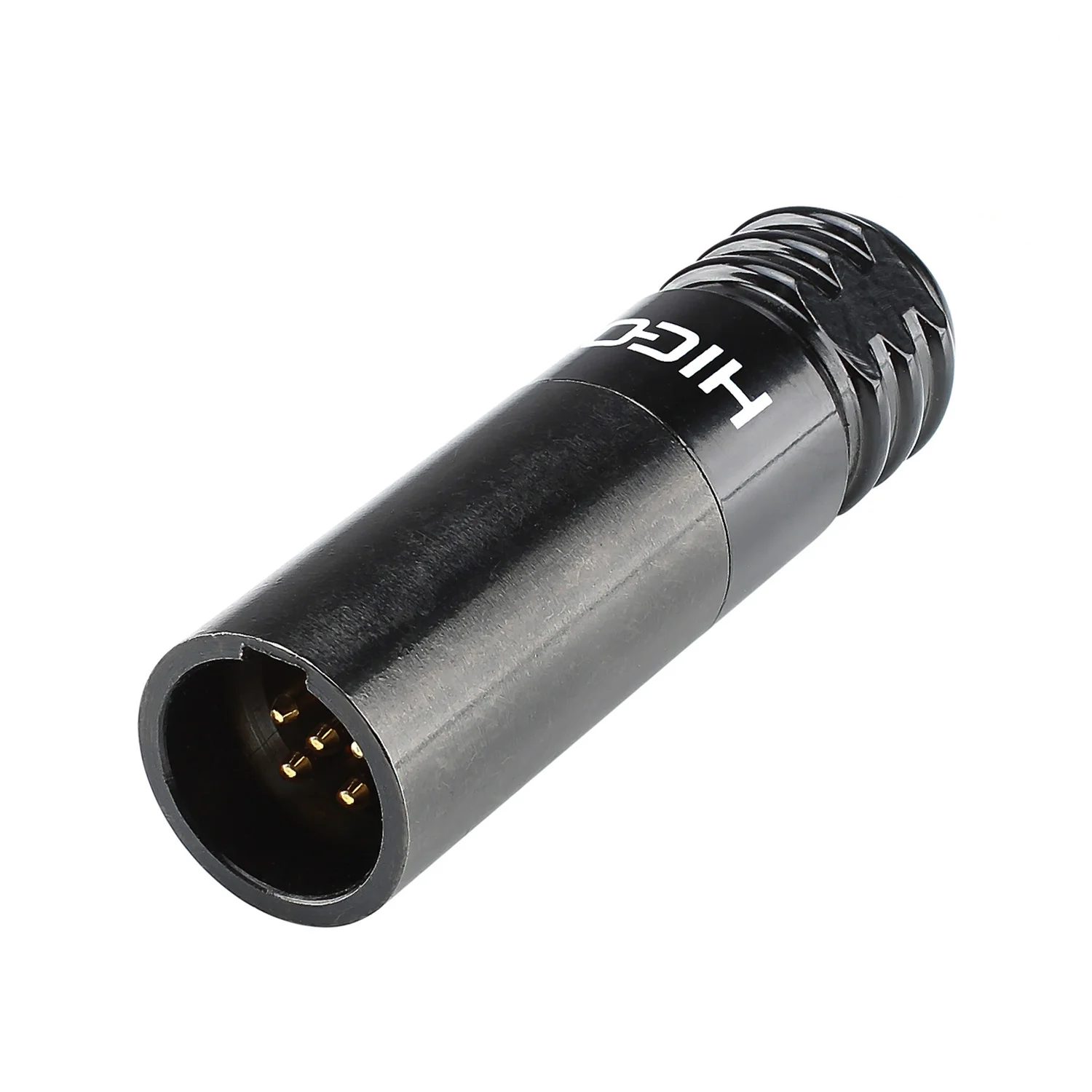 HICON-Mini-XLR Kabelstecker 5pol schwarz