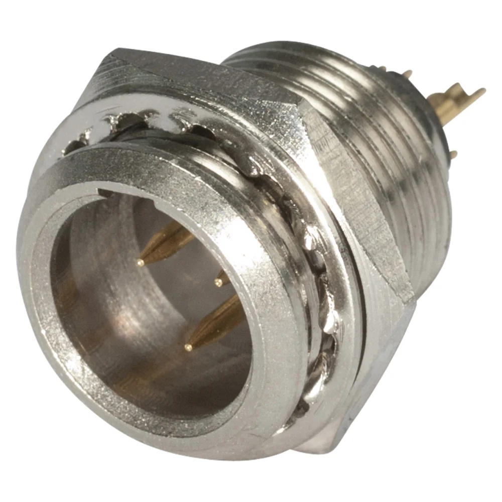 HICON-Mini-XLR Einbau-Stecker 3-pol