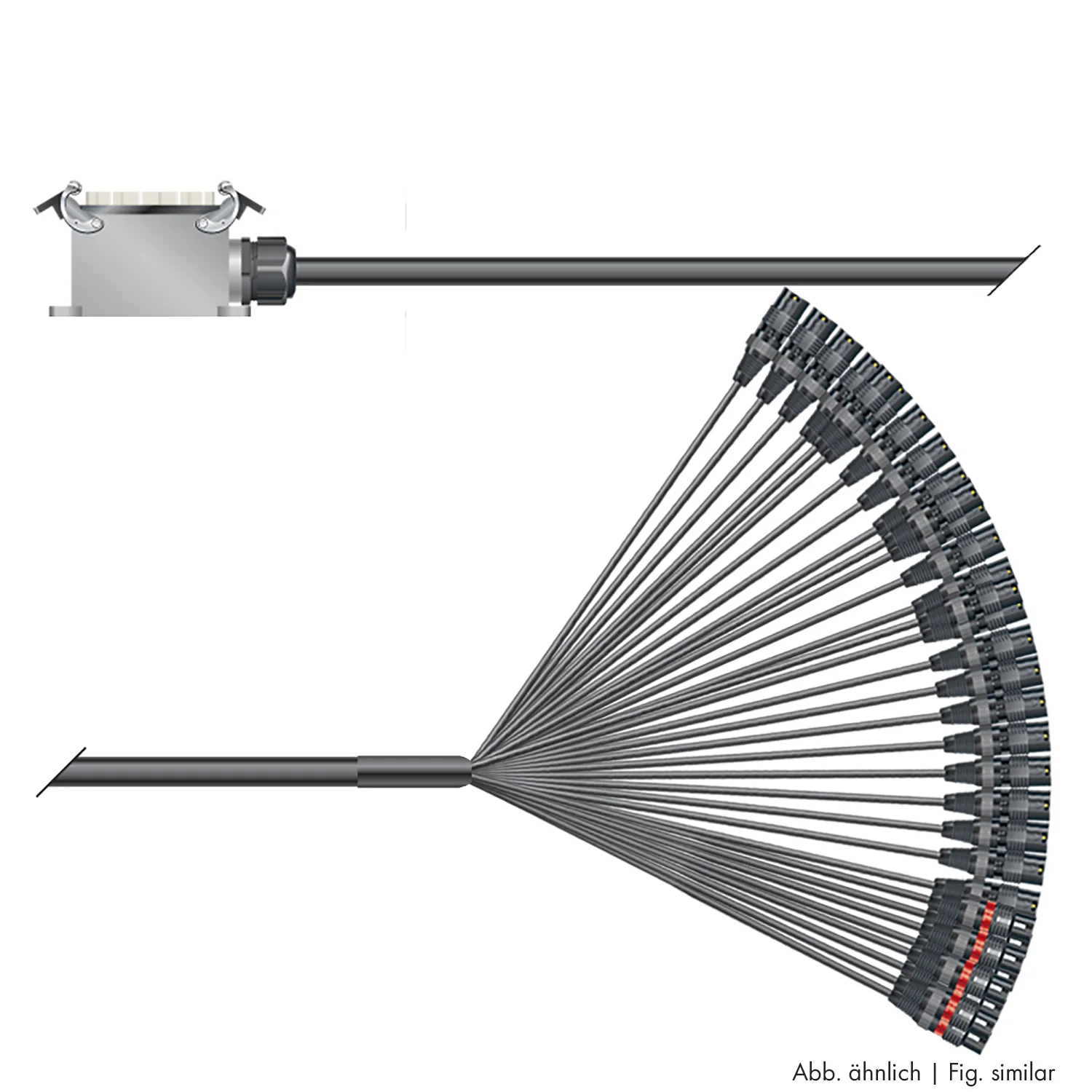 PC Isopod 2x0,22qmm,  3,00m, Spleisskabe