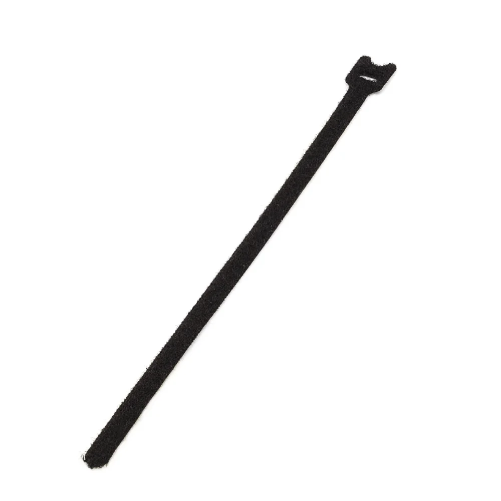 Klettband 13 x 200 mm schwarz, Klettöse