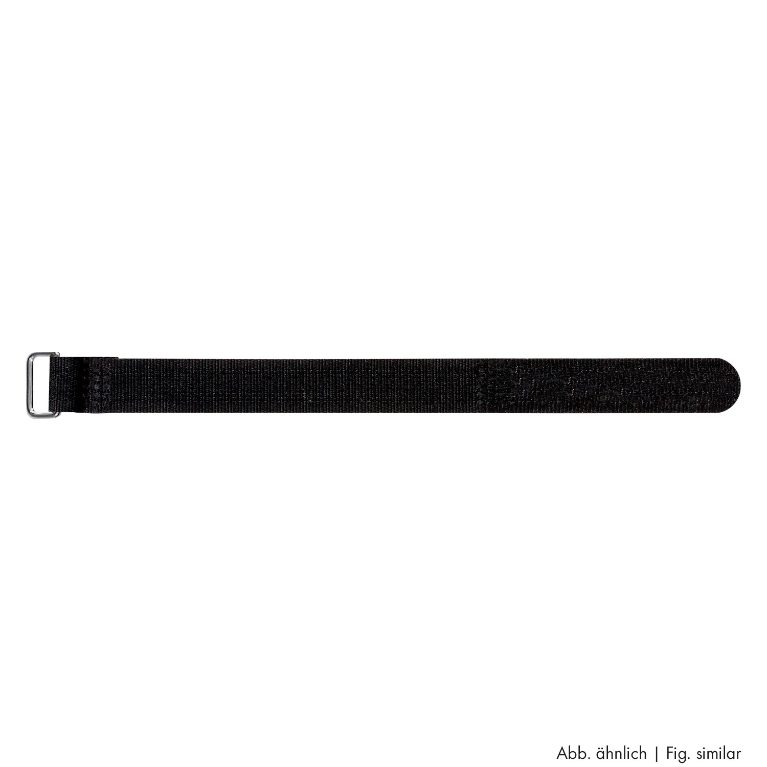 Klettband 20 x 250 mm rot, Metallöse