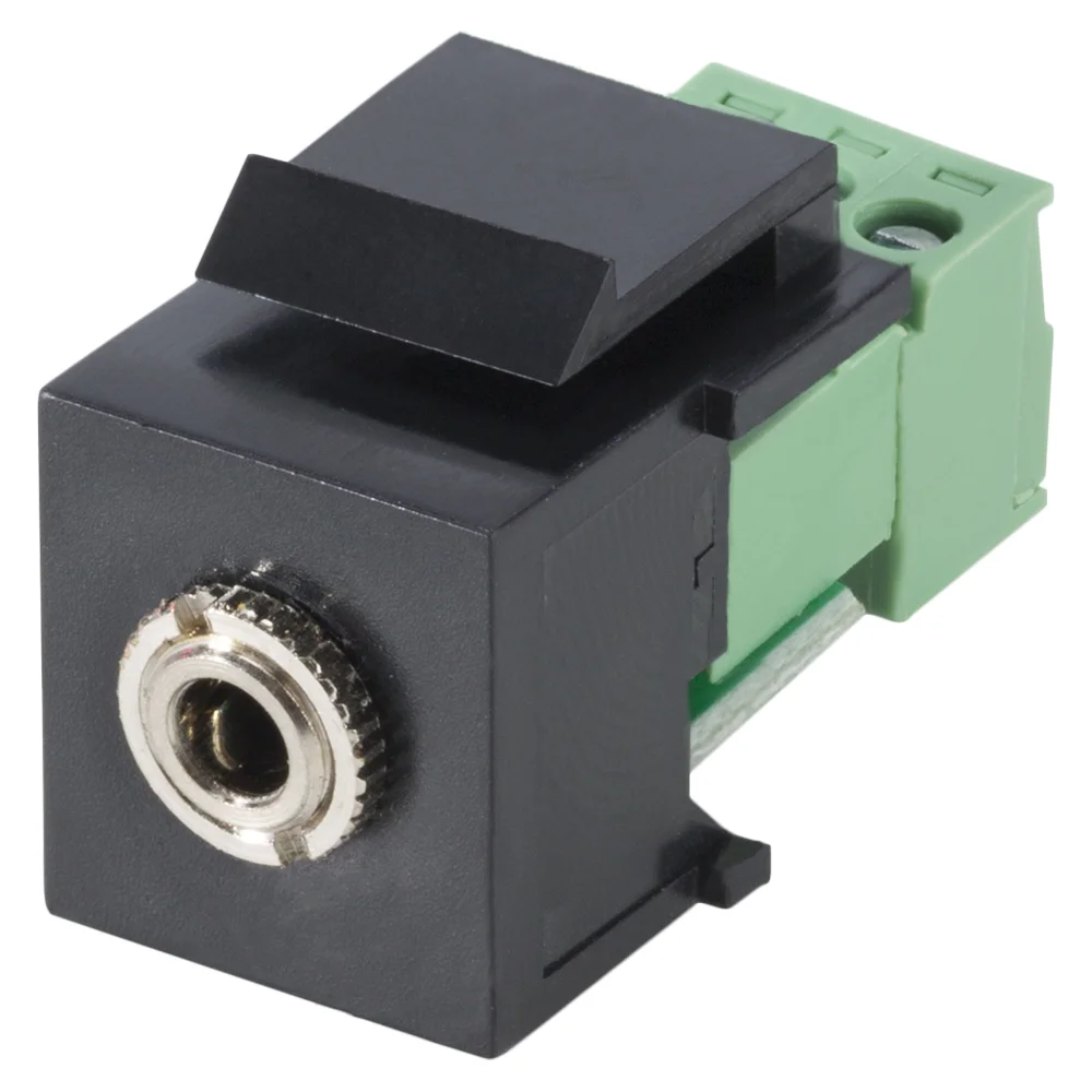 Keystone 3,5mm Stereokl.fem<>Steckklemme