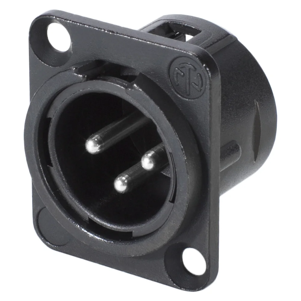 NEUTRIK XLR-Einbaustecker 3polig,