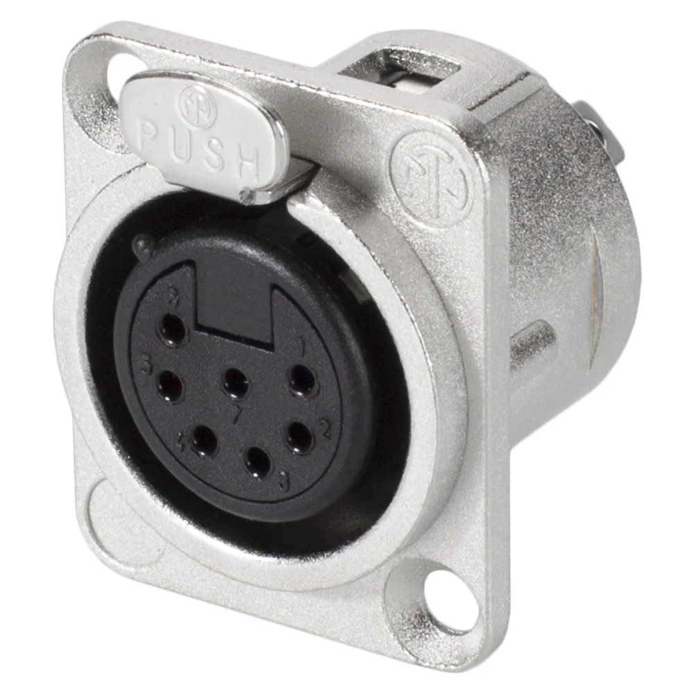 NEUTRIK XLR-Einbaubuchse 7polig,