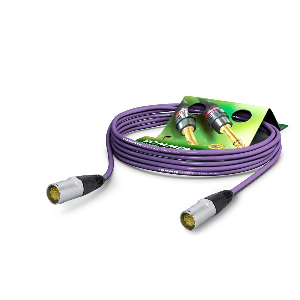 Netzwerkkabel CAT7 PUR, violett,  3,00m