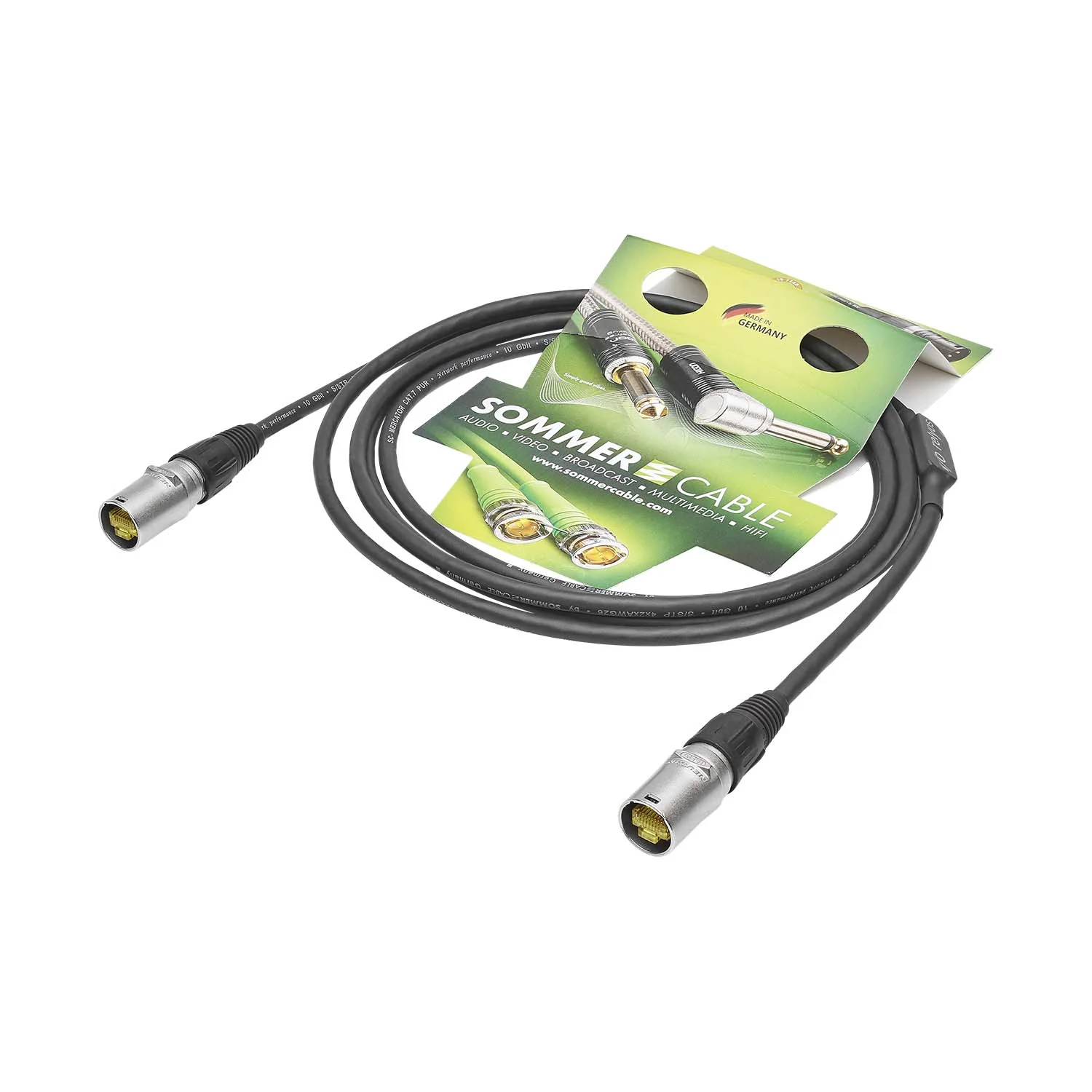 Netzwerkkabel CAT7 PUR, schwarz,  5,00m