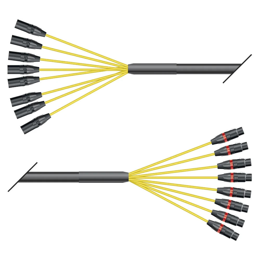 Multicorekabel Pegasus, schwarz,  2,00m