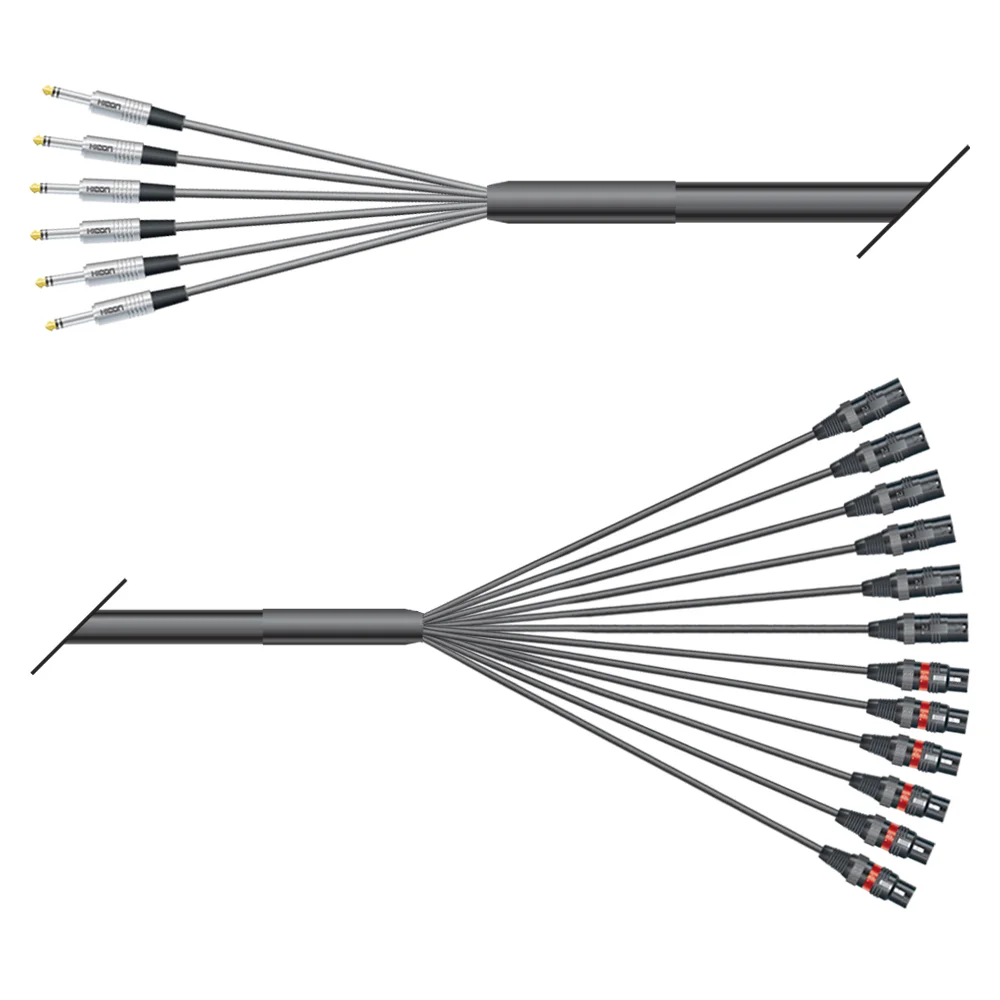 Multicorekabel Quantum, schwarz, 10,00m