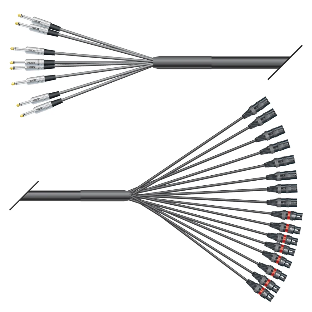 Multicorekabel Quantum, schwarz,  6,00m