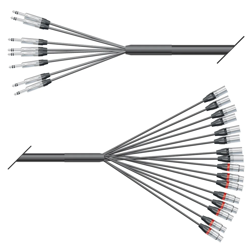 Multicorekabel Quantum, schwarz,  6,00m