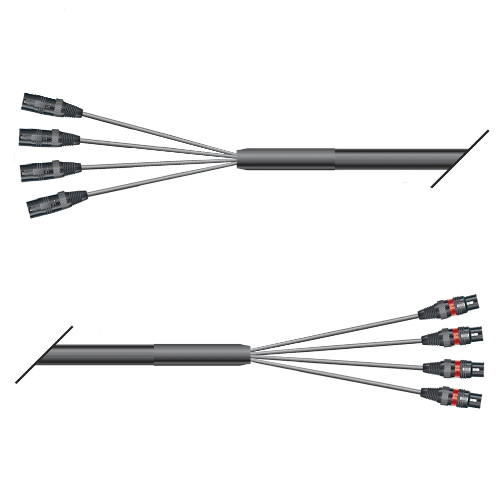 Multicorekabel Quantum, schwarz,  2,00m