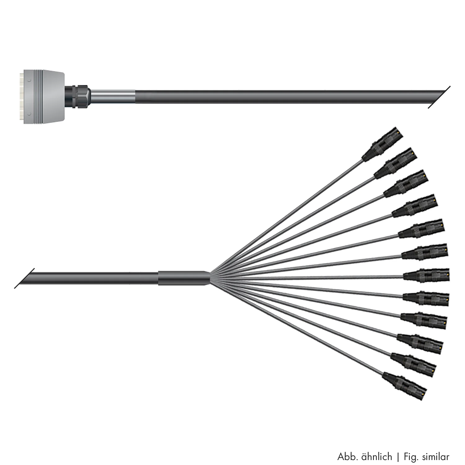 Multicorekabel Quantum, schwarz, 50,00m