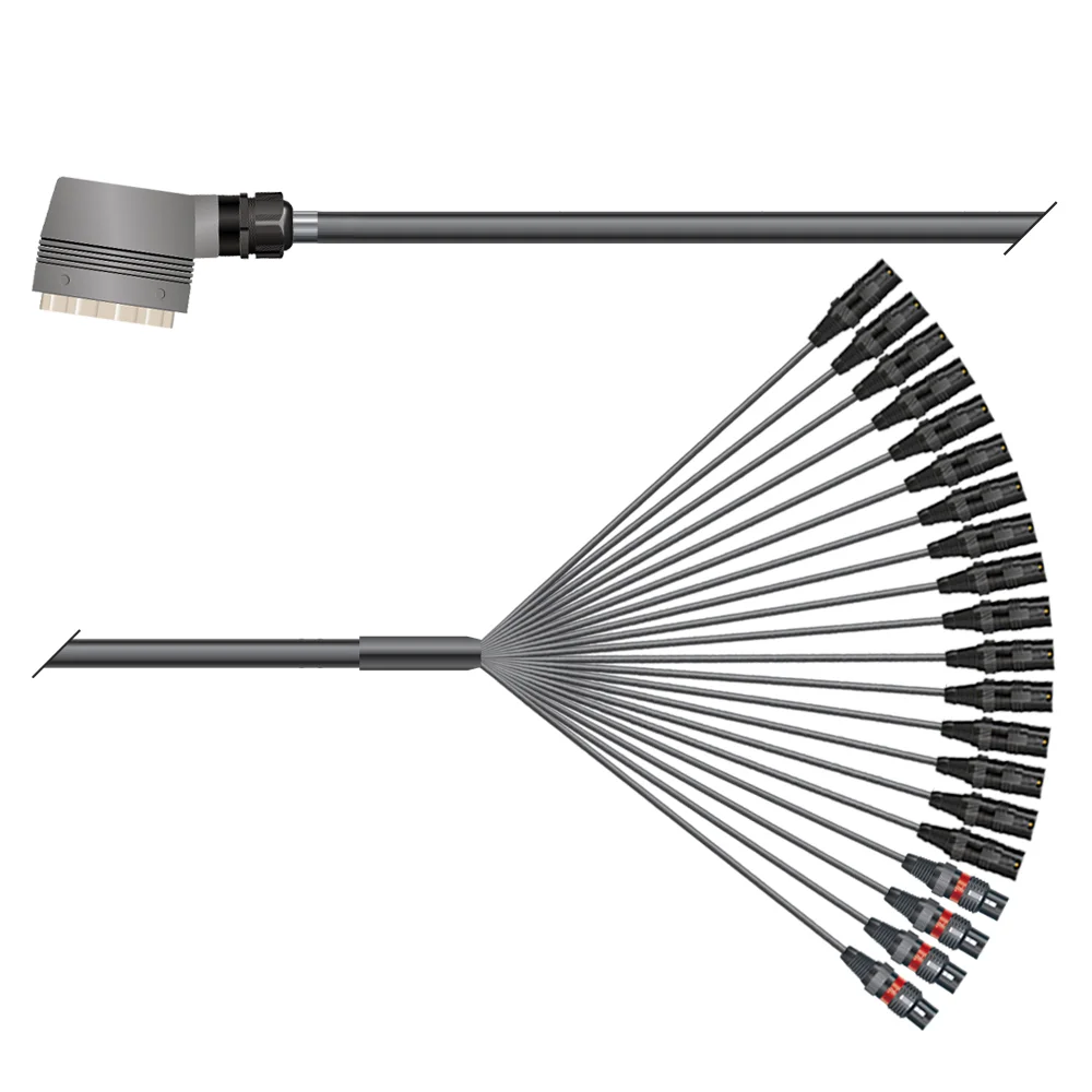 Multicorekabel Quantum, schwarz, 10,00m