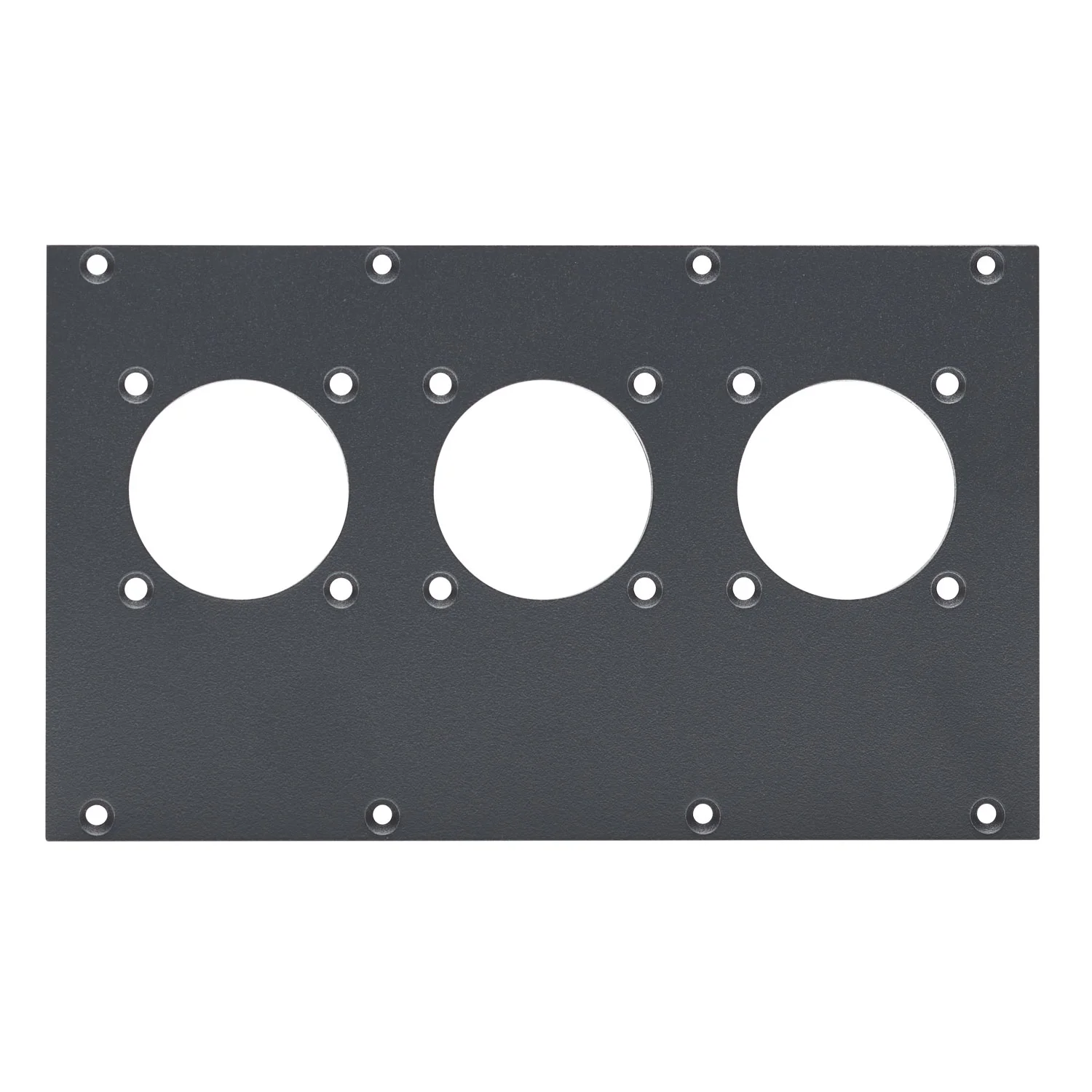 SYSBOXX-Frontblech 2HE 4BE 3 x NL8