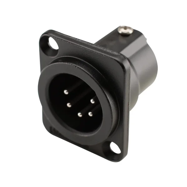 Amphenol Einbaubuchse, 5-pol, schwarz
