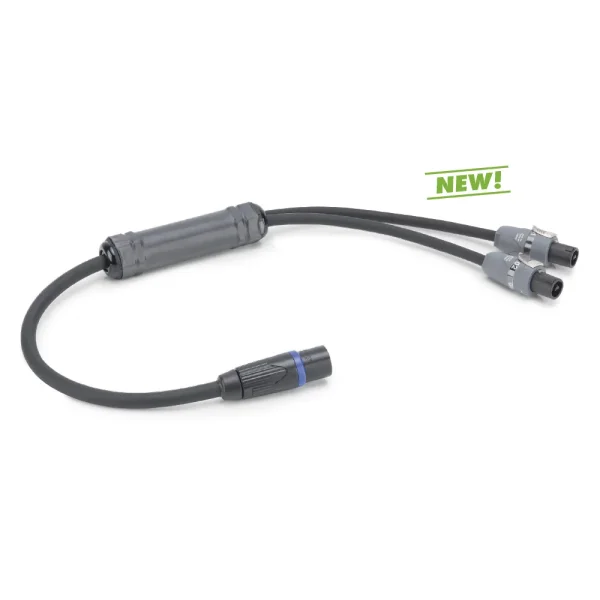 L/S Spleisskabel, schwarz, 20,00m