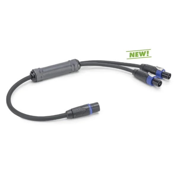 L/S Spleisskabel, schwarz, 15,00m