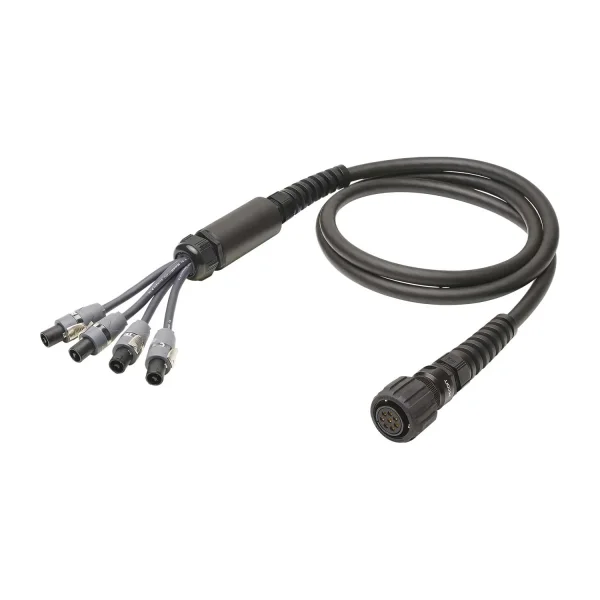 L/S Spleisskabel, schwarz, 20,00m