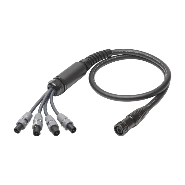L/S Spleisskabel, schwarz, 20,00m