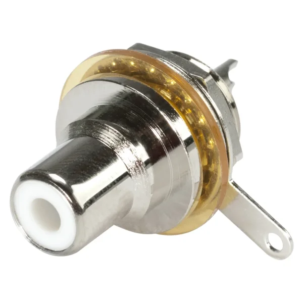 HICON-Cinch Einbaubuchse Lötversion