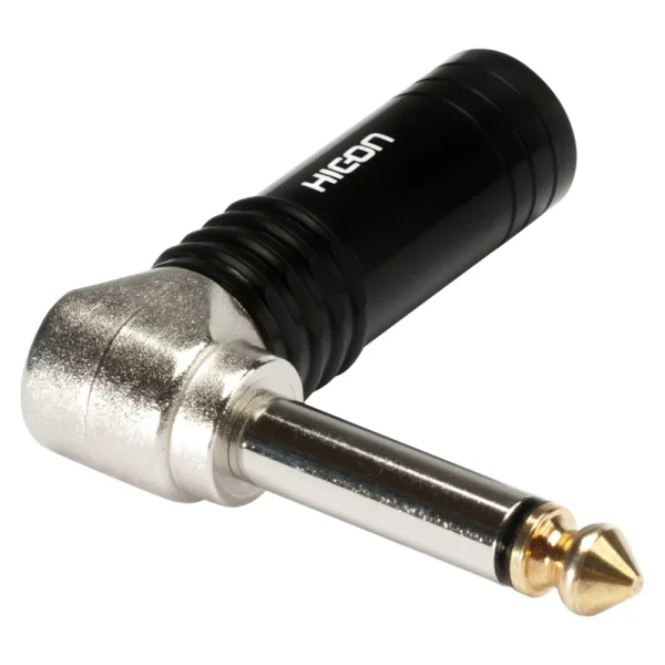 HICON-Klinkenstecker 6,3 mono 90 Grad