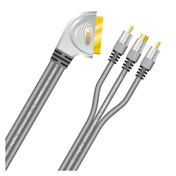 HiCon SCARTm<>2xCinchm + S-VHSm 1,50m