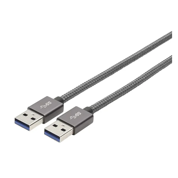 USB 3.2 Gen2 male A <> male A  1,0m