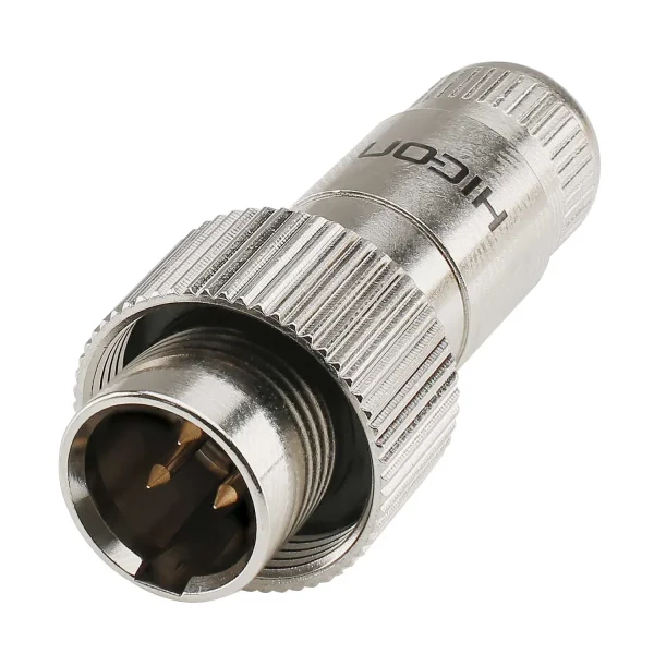 HICON-Mini-XLR Kabel-Stecker 3-pol IP67