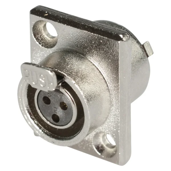 HICON-Mini-XLR Einbau-Buchse 3-pol