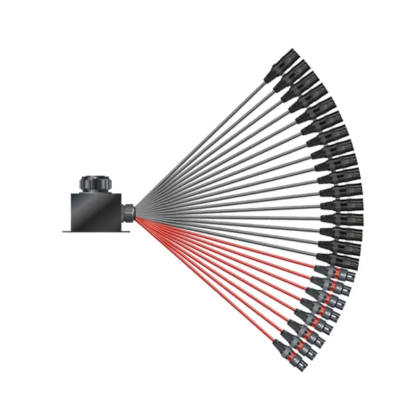 PC Isopod 2x0,22qmm,  1,20m, Spleisskabe