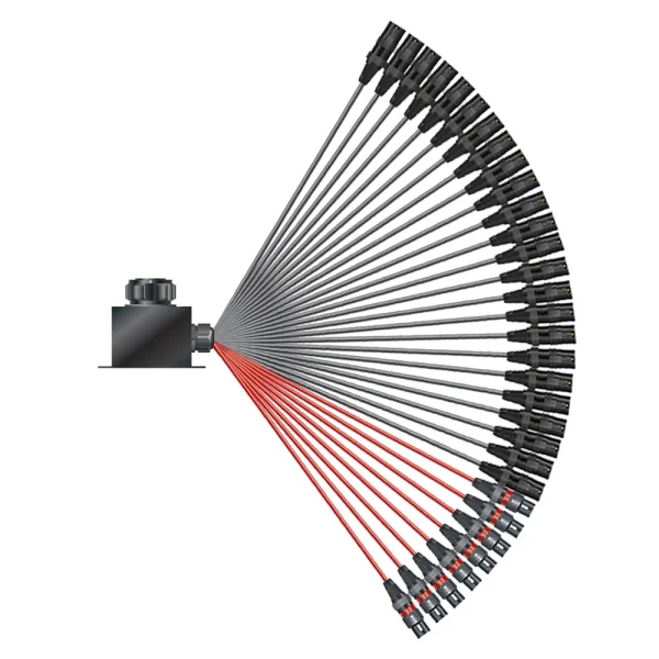 PC Isopod 2x0,22qmm,  1,20m, Spleisskabe