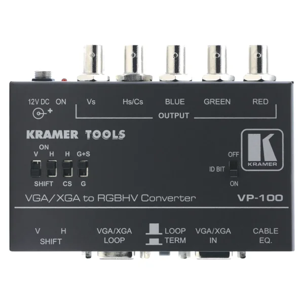 KRAMER VP100 VGA-UXGA Interface, H+V Sh.